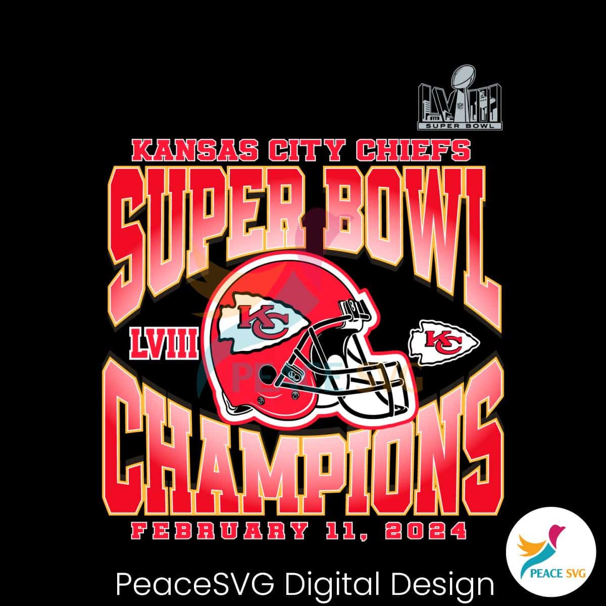 Kansas City Chiefs Super Bowl Champions Svg Peacesvg