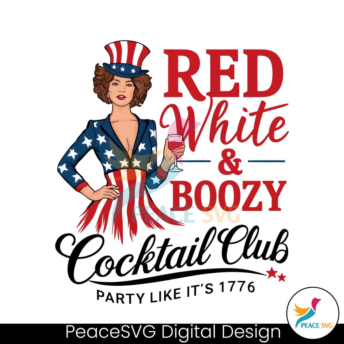 Red White And Boozy Png Peacesvg