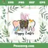 Happy Easter Dentist Floral Leopard Tooth SVG Cutting Files