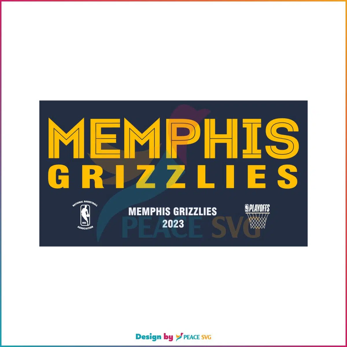 Memphis Grizzlies 2023 NBA Playoff Best SVG Cutting Digital Files