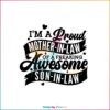 I’m A Proud Mother In Law Funny Mothers Day SVG Cutting Files