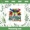 Accept Understand Love Autism Awareness SVG Autism Sunflower Puzzle SVG