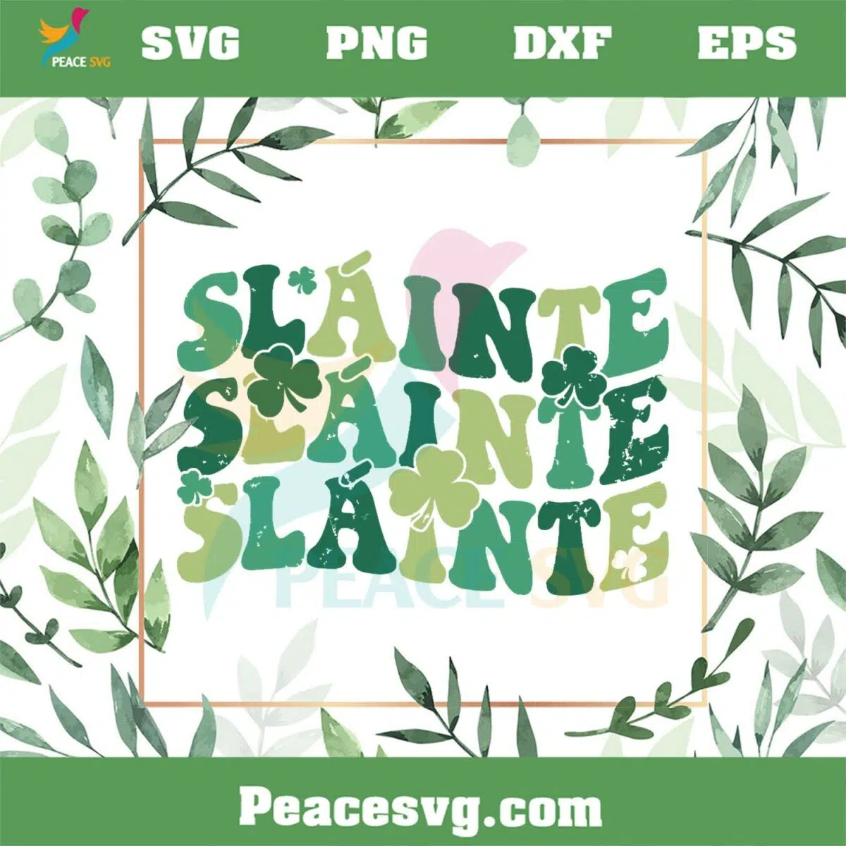 Comfort Colors Retro Sl?inte St Parick’s Day SVG Cutting Files