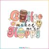 Coffee Makes Me So Hoppy SVG Funny Easter Coffee Lover SVG