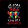 Autism Doesn’t Come With A Manual Autism Mom Svg Cutting Files