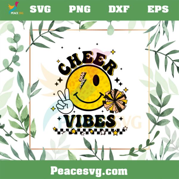 Grovy Leopard Cheers Vibes Smiley Best Design Svg Digital Files