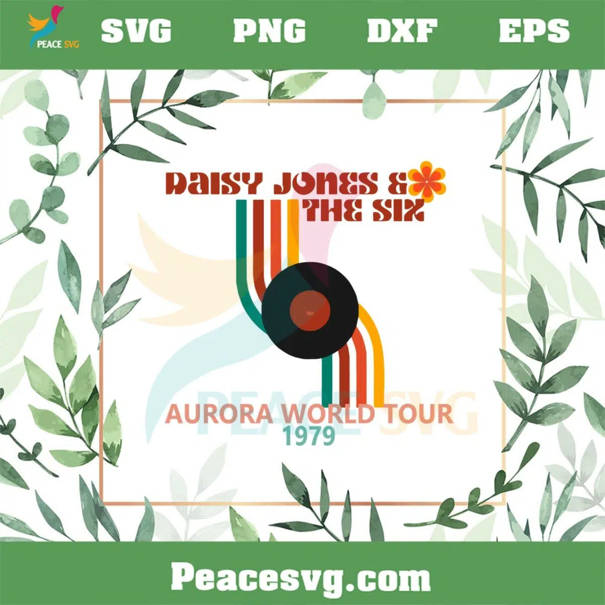 Daisy Jones And The Six Aurora World Tour 1979 Svg Cutting Files