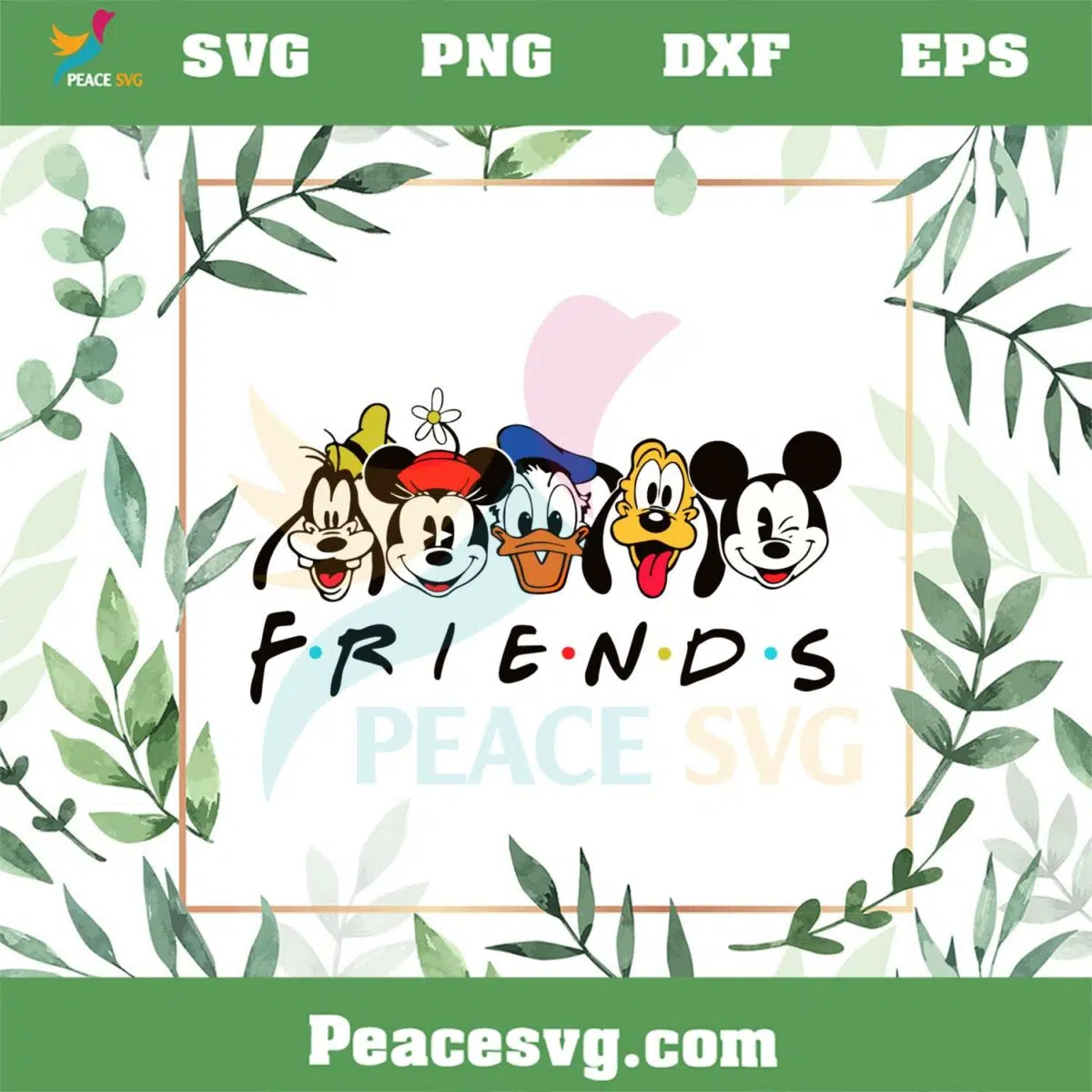 Disney Friends Vintage Disney Friend SVG Graphic Designs Files