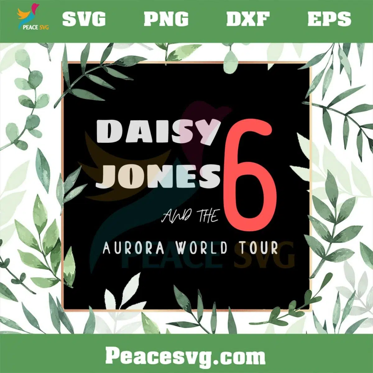 Daisy Jones And The Six Aurora World Tour SVG Cutting Files