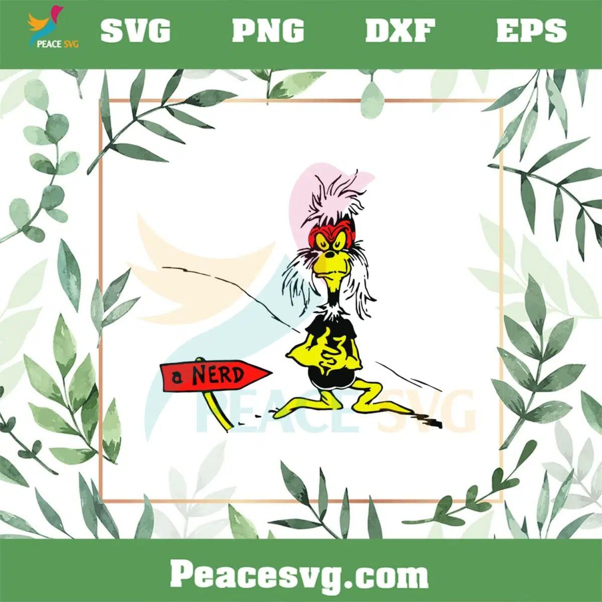 The Nerd Dr Seuss Svg Files For Cricut Sublimation Files