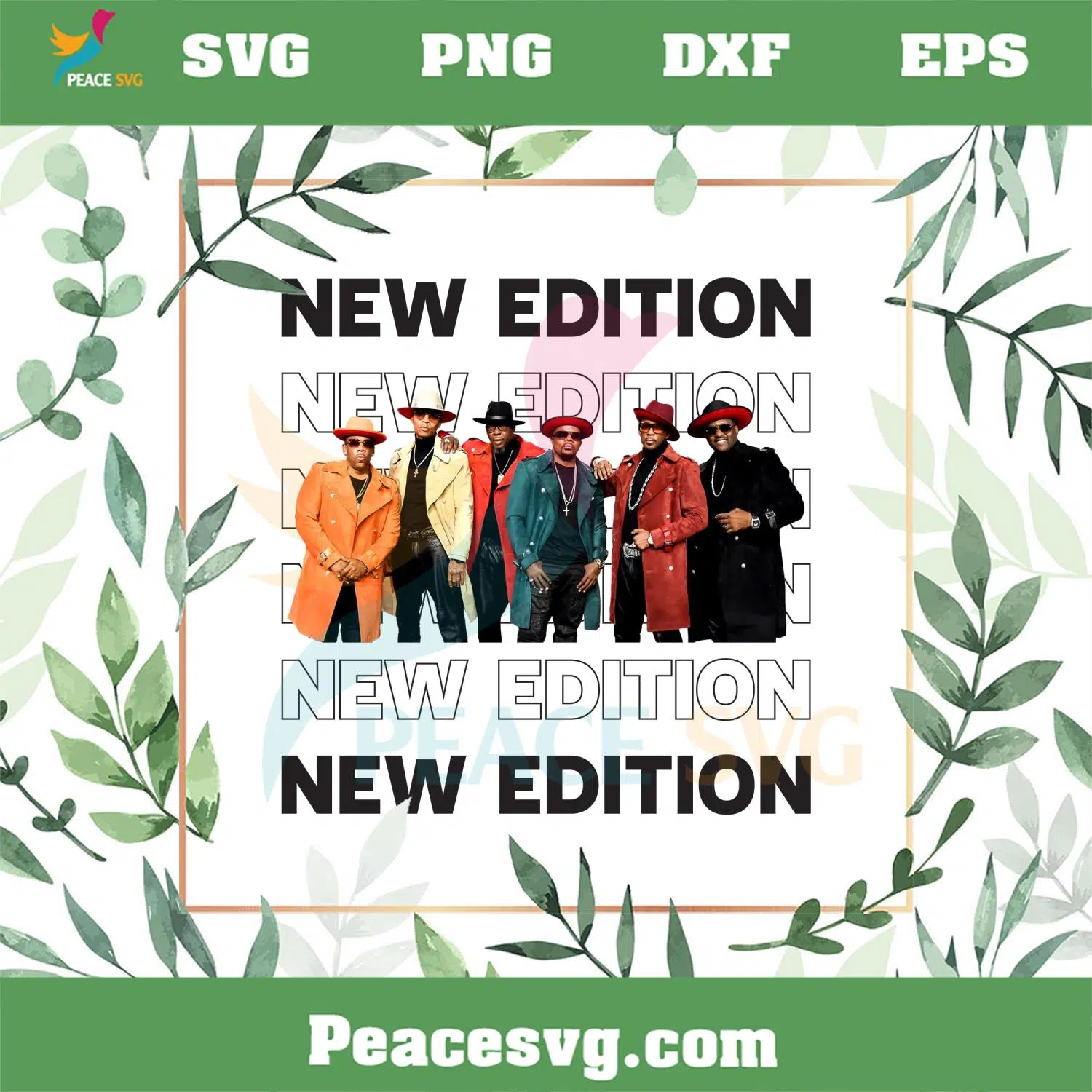 New Edition Legacy Tour New Edition Fans PNG Sublimation Designs