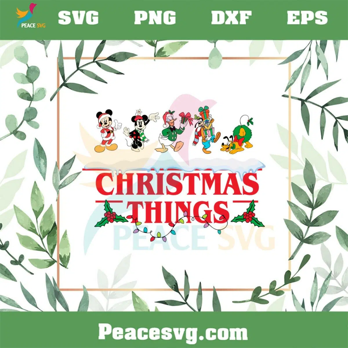 Christmas Things Disney Mickey Svg Graphic Designs Files