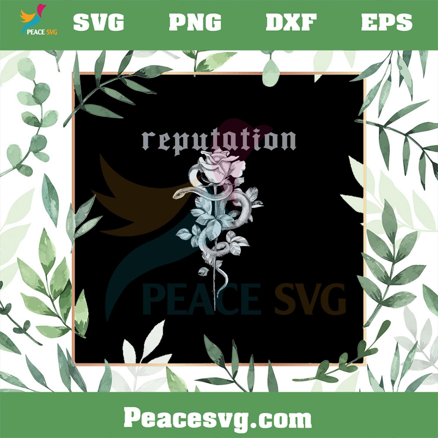 Reputation Snake Song Taylor Swift Fans SVG Cutting Files