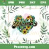 Easter Spring Mama Dairy Cow And Sunflower Pattern PNG Sublimation Files