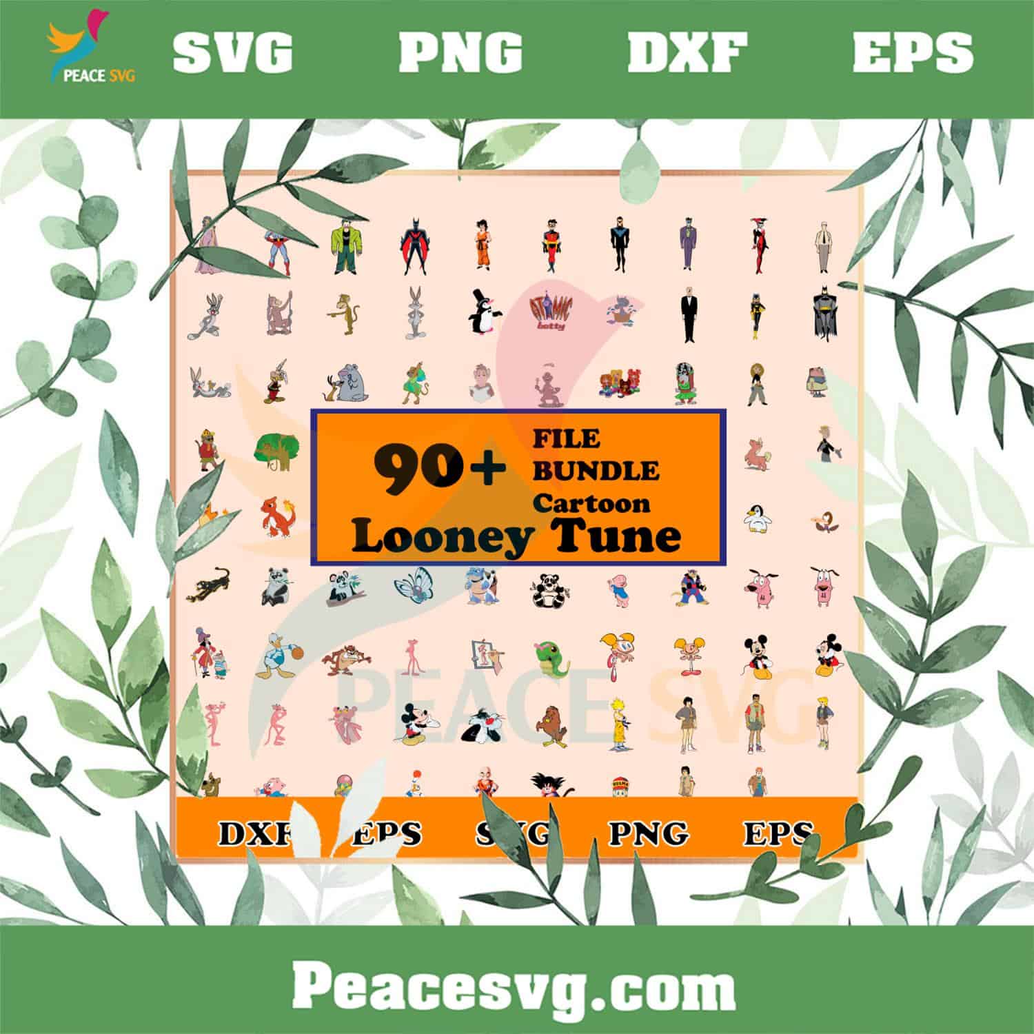3160 Cartoon Disney Character Bundle SVG Graphic Designs Files