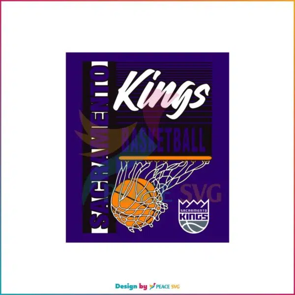 Sacramento Kings Basketball 2023 Nba Playoff Svg Cutting Files