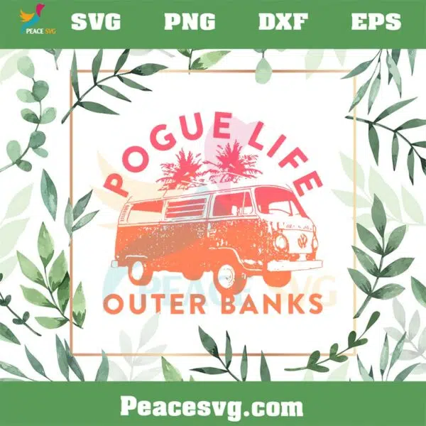 Vintage Outer Banks Pogue life 2023 SVG Graphic Designs Files