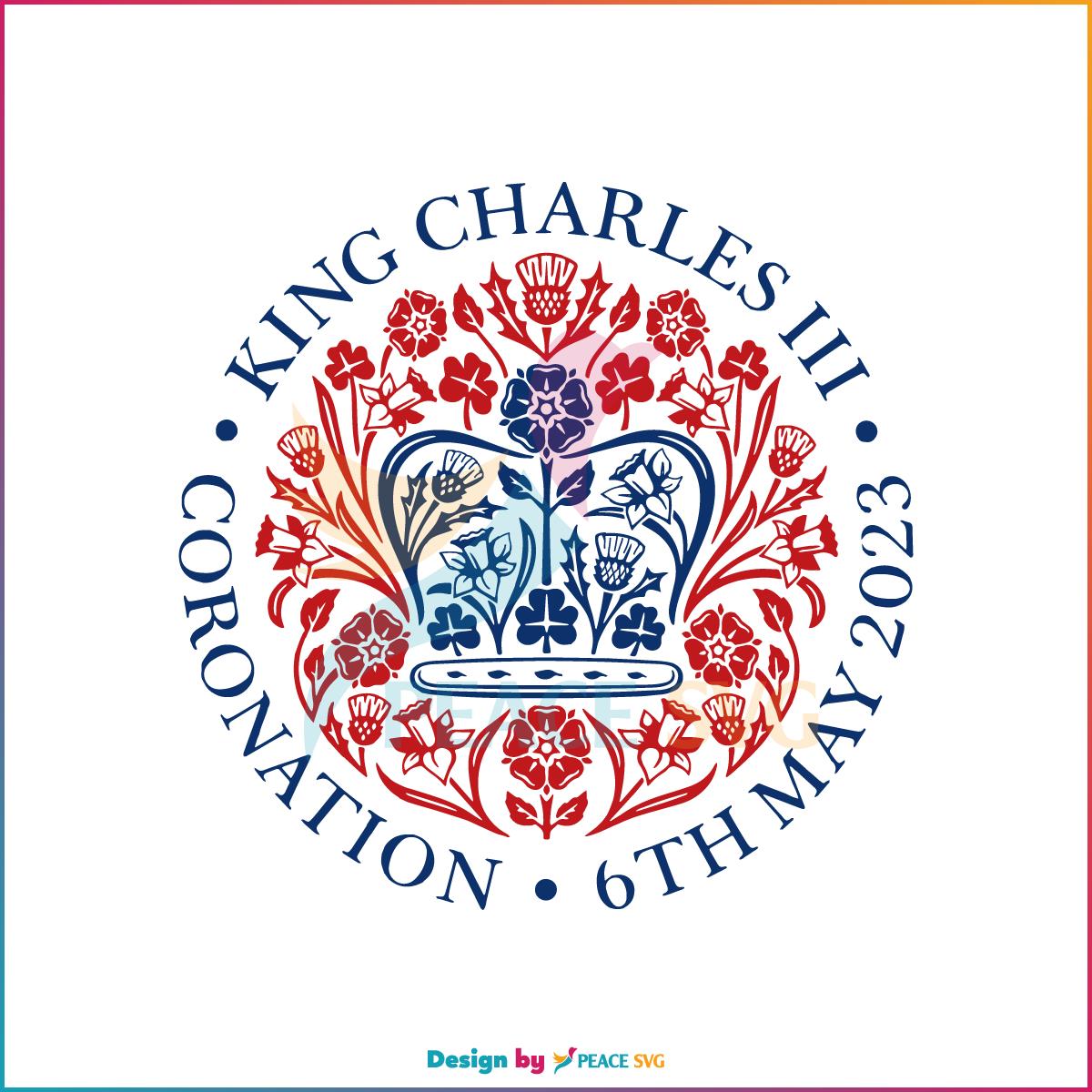 King Charles Coronation King Charles III SVG Graphic Designs Files
