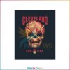 Cleveland Basketball For Life Skull SVG Graphic Designs Files