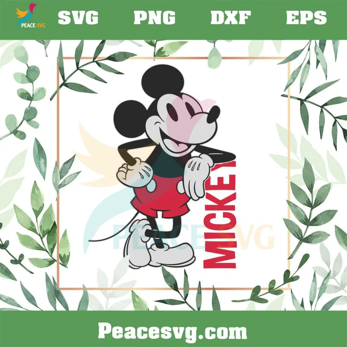 Disney Mickey Mouse Vintage Svg Graphic Designs Files