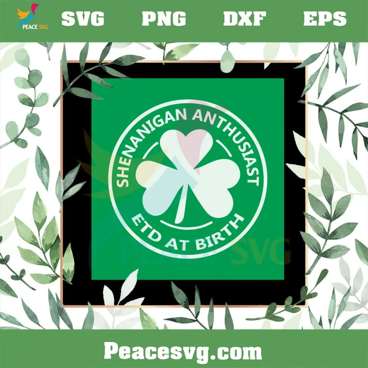 Shenanigan Enthusiast Funny Saint Patrick’s Day SVG Cutting Files