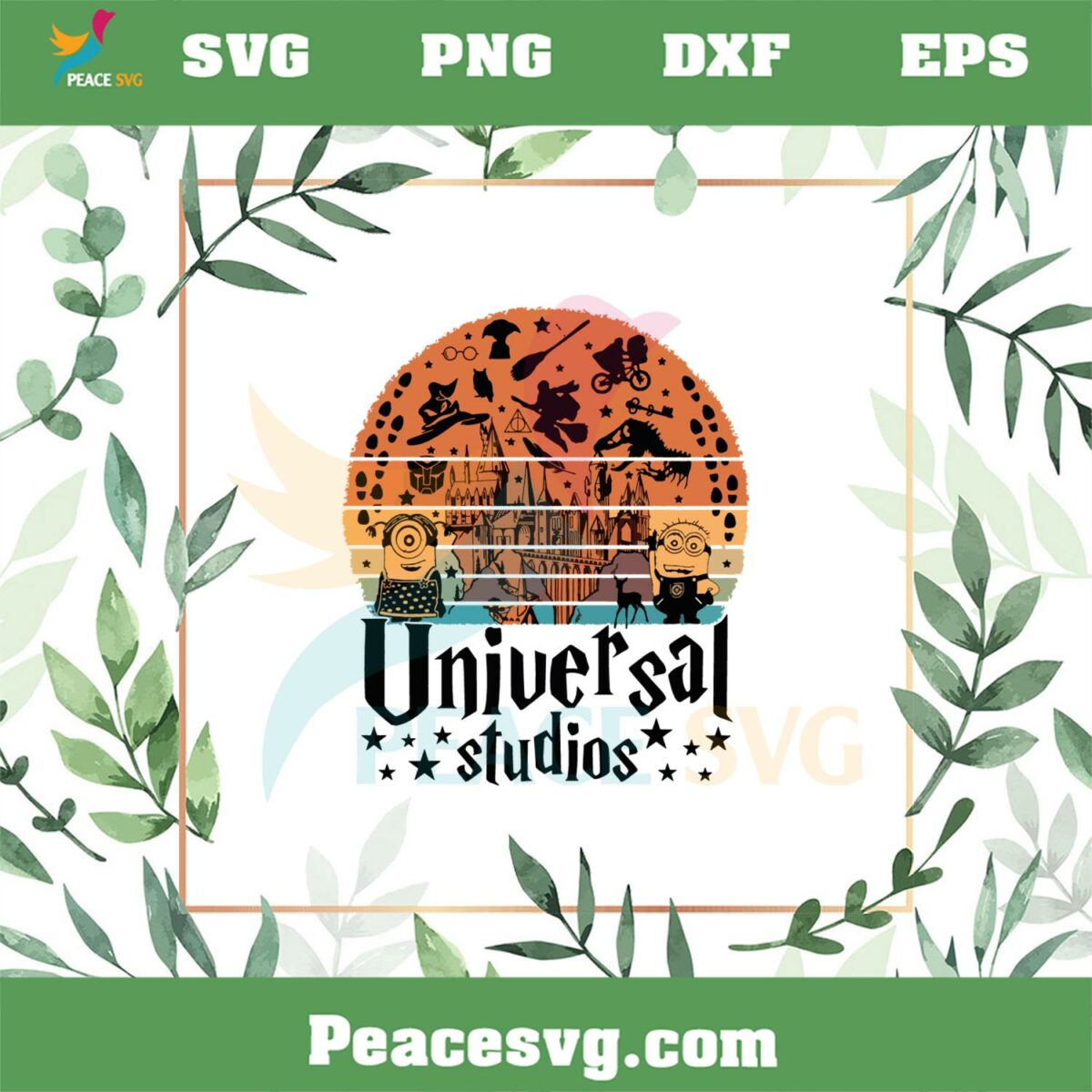 Vintage Universal Studios Disney Universal Trip 2023 SVG Cutting Files