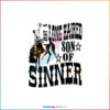 Just A Long Haired Son Of Sinner SVG Cutting FIles