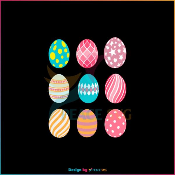 Cute Easter Egg SVG Cutting File for Personal Commercial Uses