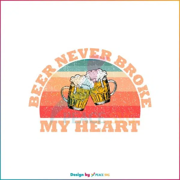 Luke Combs Concert SVG Retro Vintage Beer Never Broke My Heart SVG