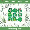 Mickey And Friends Saint Patrick’s Day Lucky Shamrock Svg Cutting Files