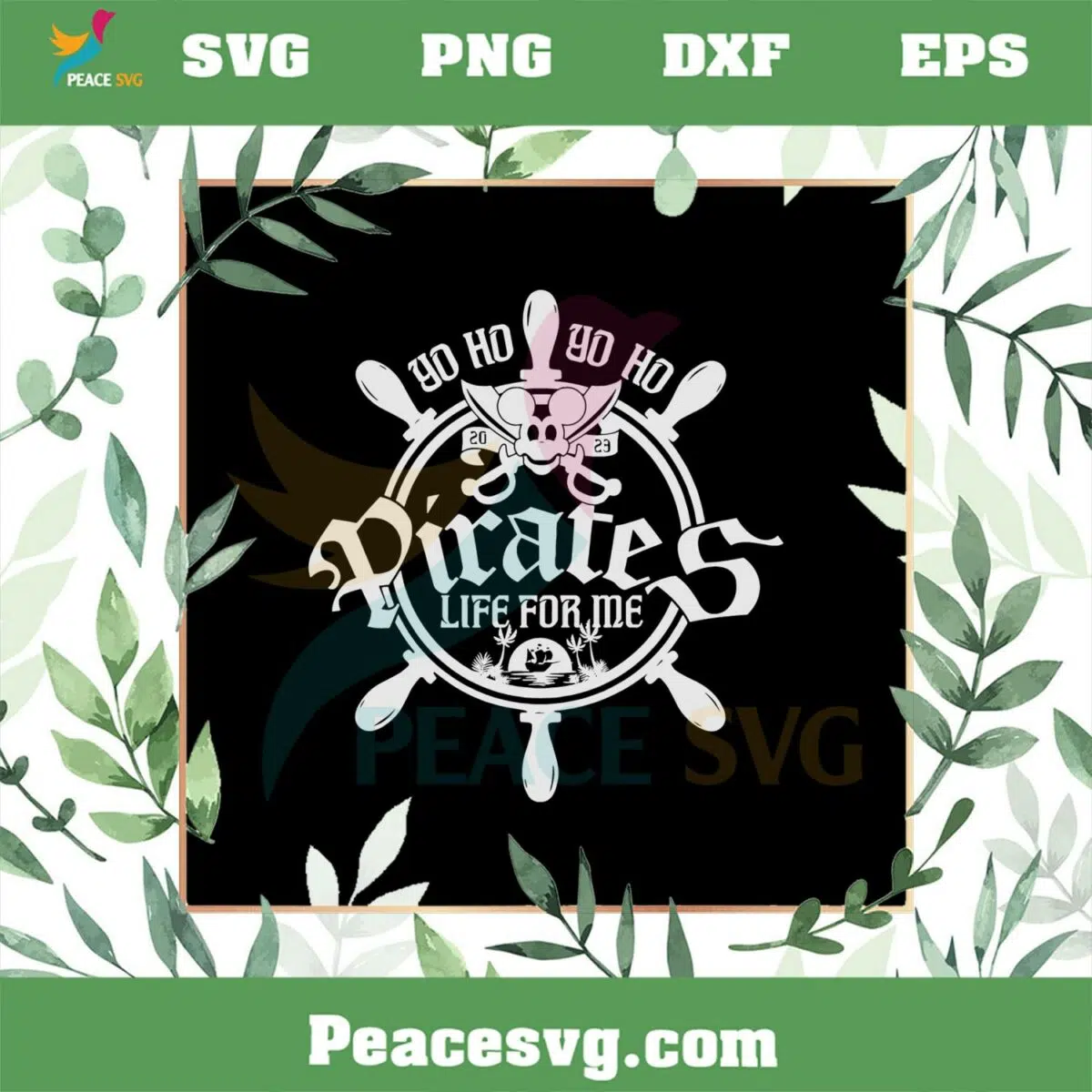 Yo Ho Yo Ho Pirates Life For Me SVG Graphic Designs Files