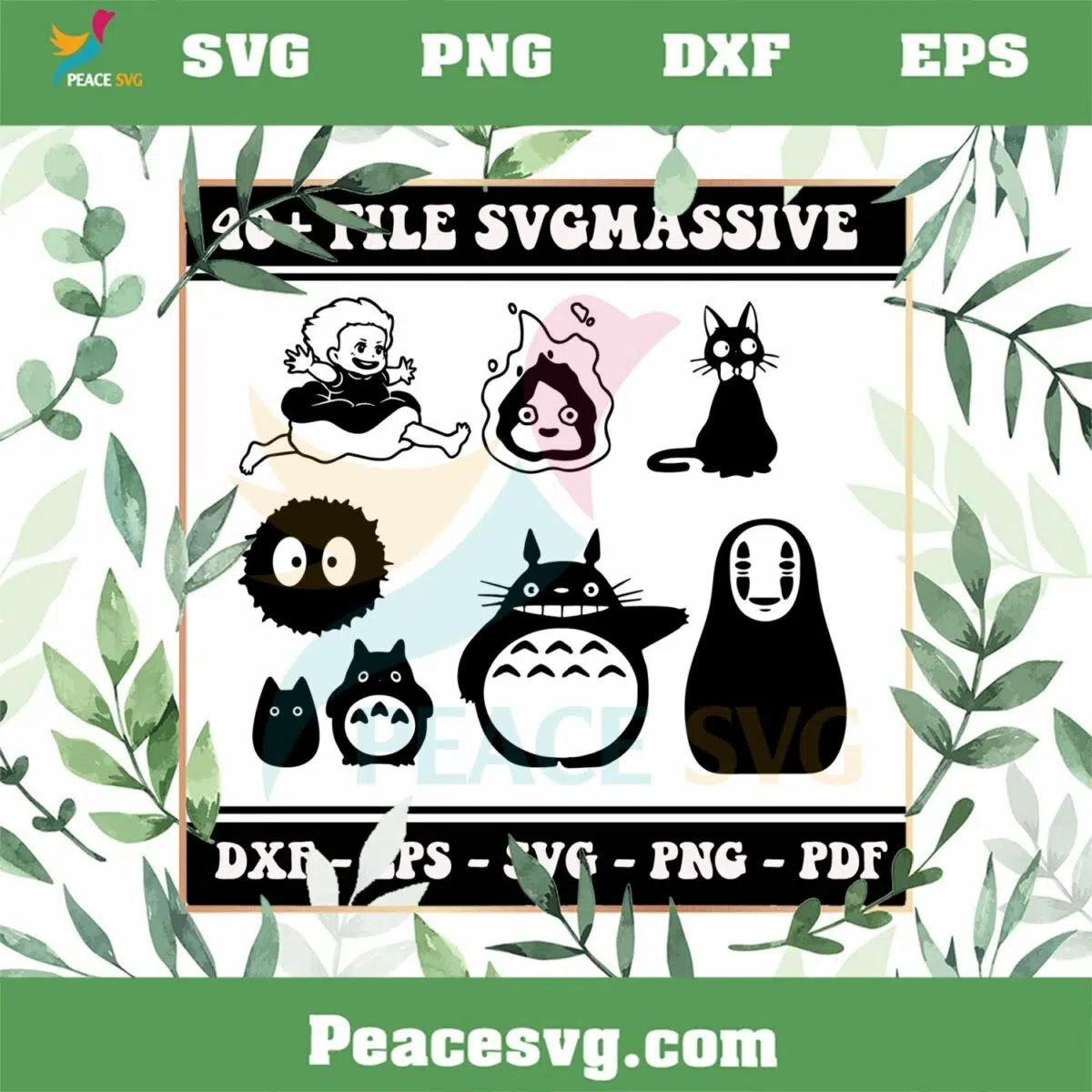 Funny Cartoon Character Bundle SVG Files Silhouette DIY Craft