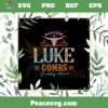 Vintage Luke Combs EST 1990 Western Bull Skull Country Music SVG Cutting Files