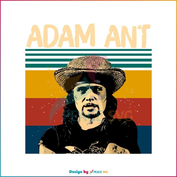 Adam Ant Vintage SVG Best Graphic Designs Cutting Files