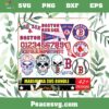 Boston Rex Sox Baseball SVG Bundle Alphabet MLB Cricut Files