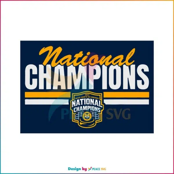 Quinnipiac Hockey National Champions Svg Graphic Designs Files