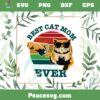 Retro Sunset Best Cat Mom Ever SVG For Cricut Sublimation Files