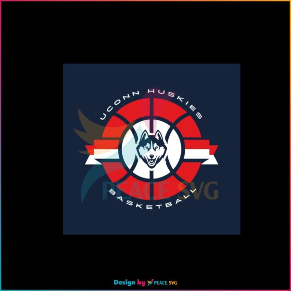 Uconn Basketball Classic Circle Svg Graphic Designs Files