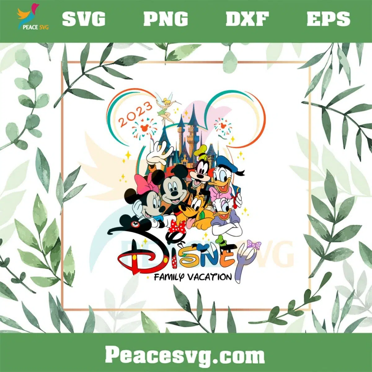 Disney Family Vacation 2023 Disney Matching PNG Sublimation