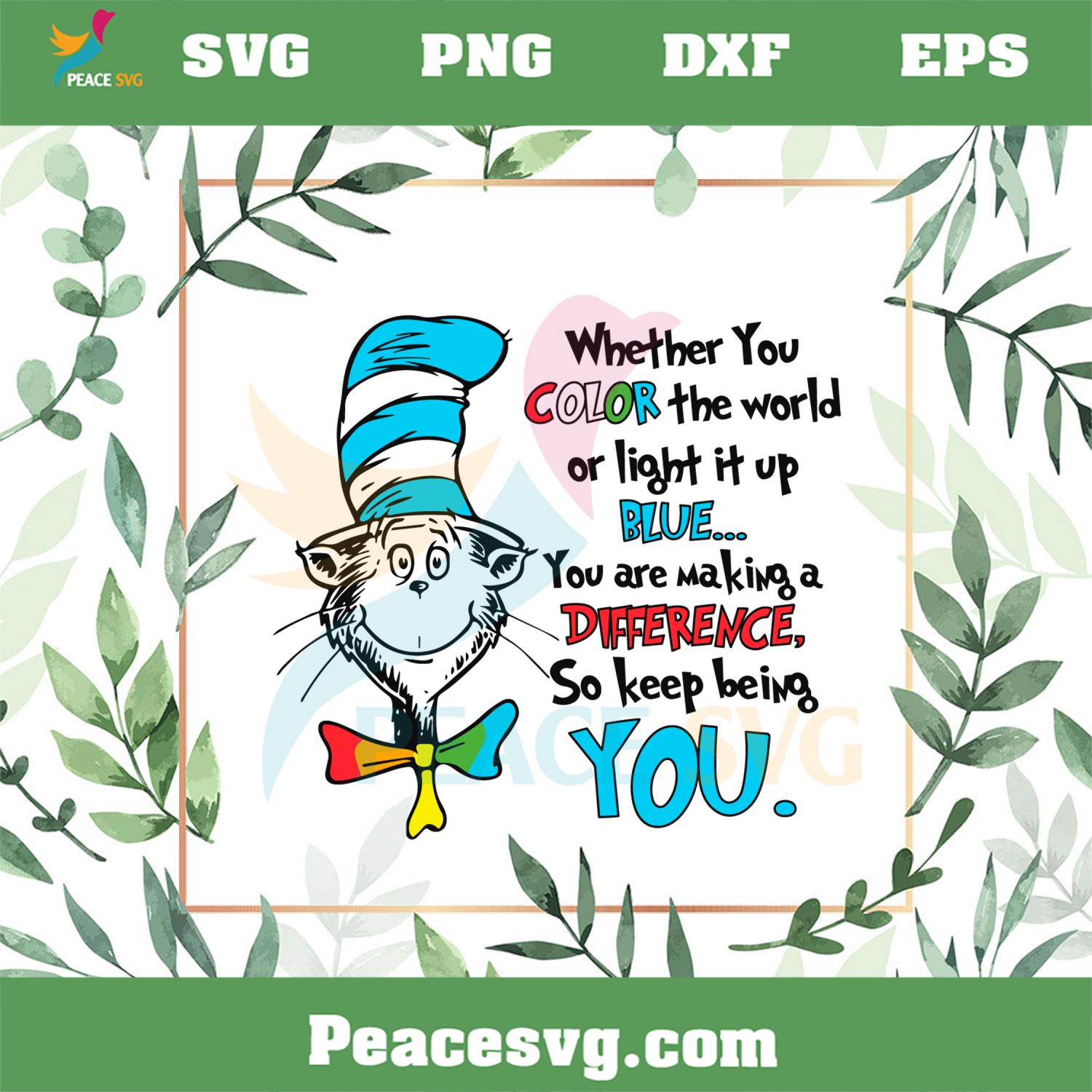 You Are Making A Difference So Keep Being You SVG, Autism Awareness Svg