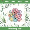 Easter Smiley Faces Bunny Ear SVG For Cricut Sublimation Files