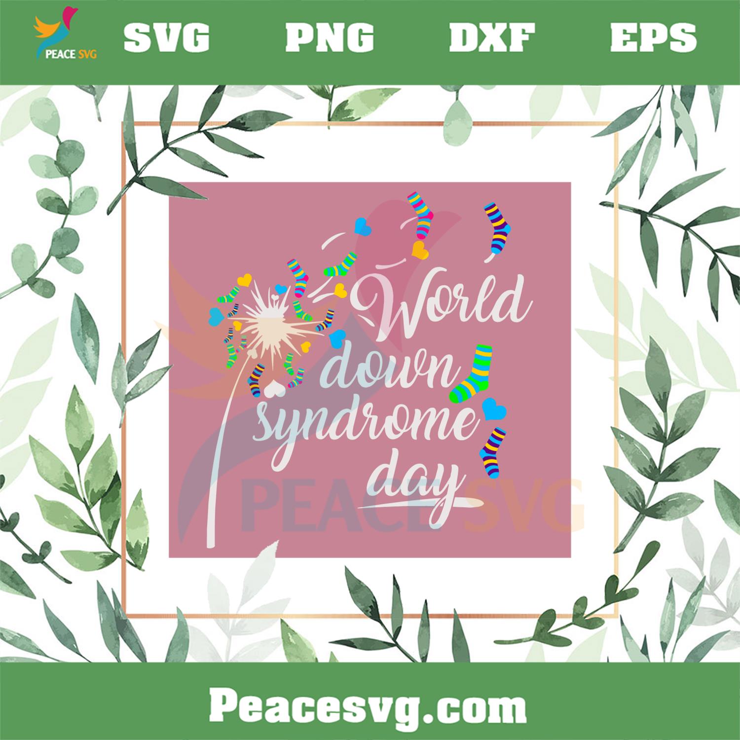 World Down Syndrome Day SVG Socks World Down Syndrome SVG
