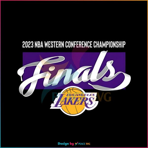 Los Angeles Lakers 2023 NBA Western Conference Finals Championship PNG