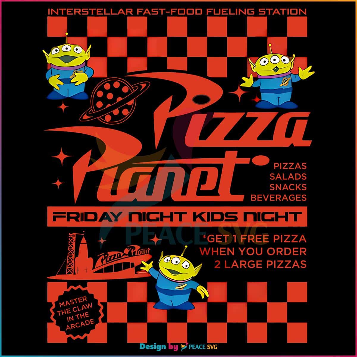 Pizza Planet Toy Story Alien PNG