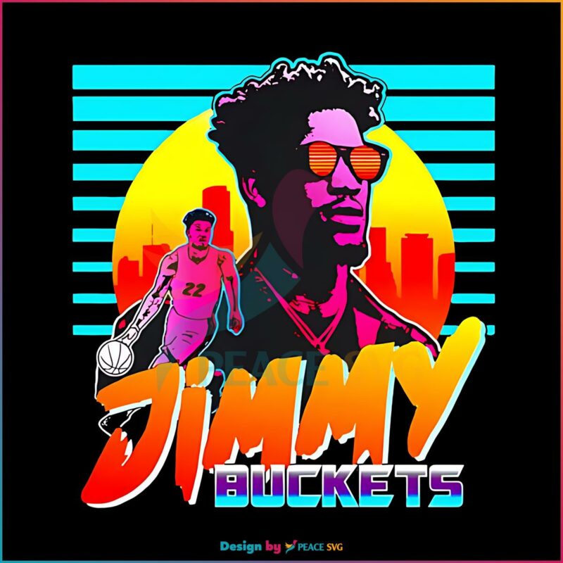 Miami Retro Jimmy Buckets Funny Jimmy Butler Miami Vice PNG