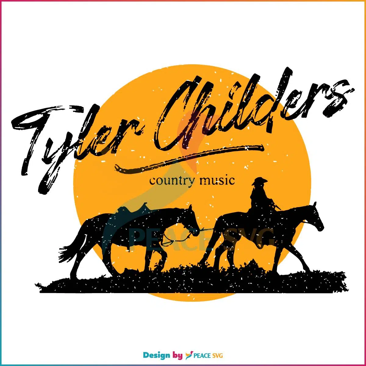 Tyler Childers Country Music SVG, Concert Western Cowboy Country Music Svg