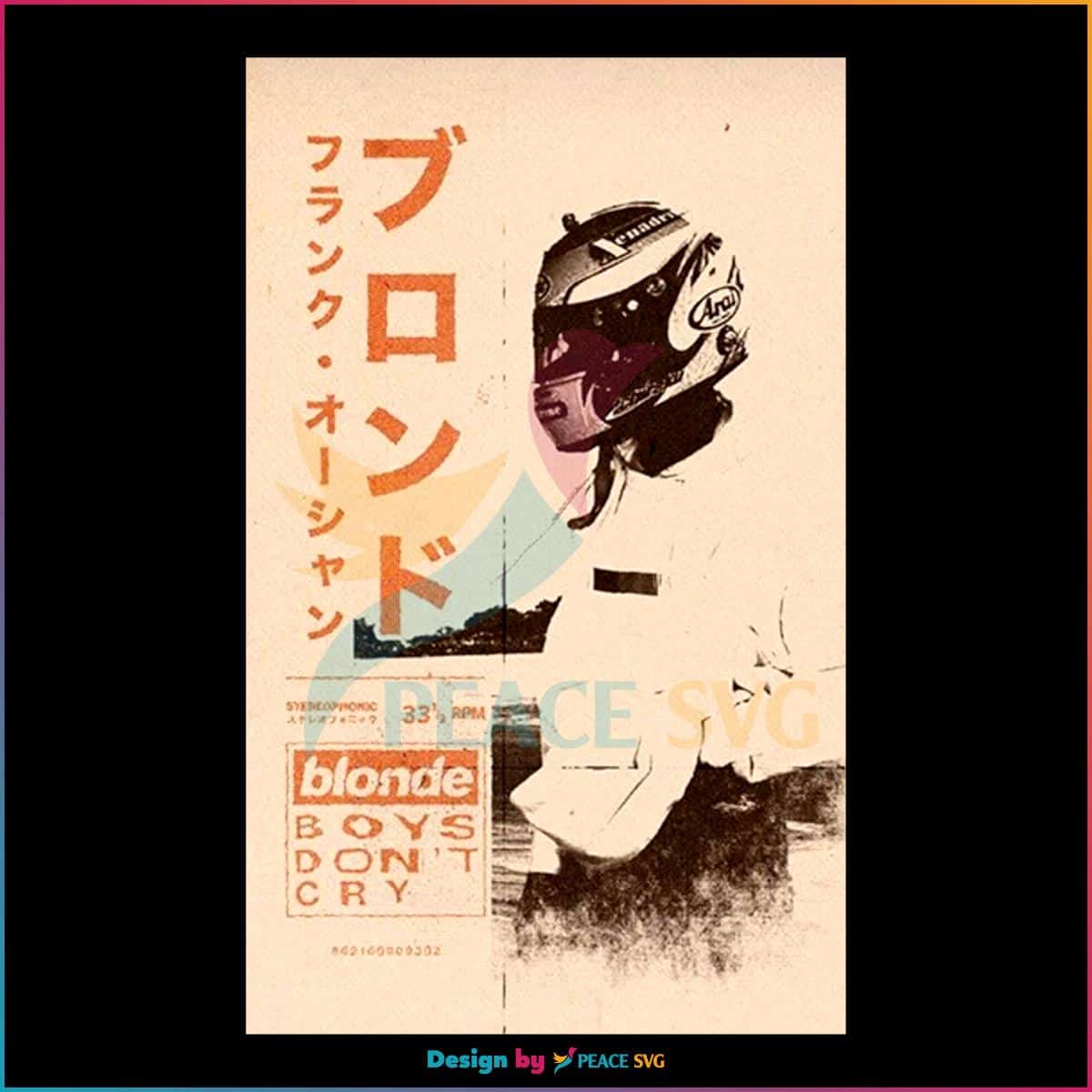 Frank Ocean Boys Don't Cry Blond Album Png Silhouette Files