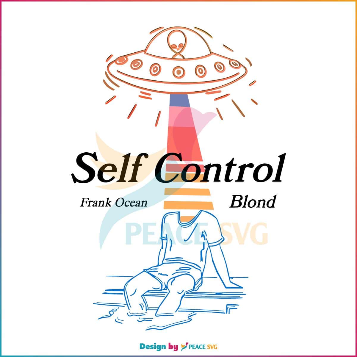 Frank Ocean Blond Ufo Self Control Svg, Graphic Designs Files