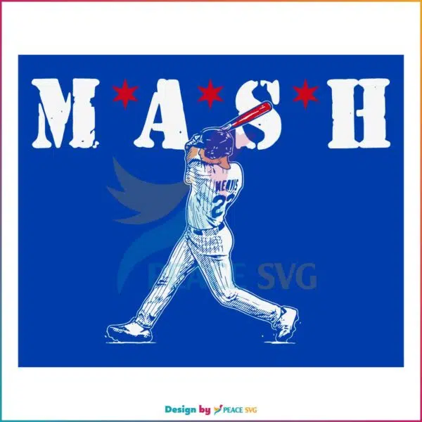 Matt Mervis Chicago Cubs Baseball Player Svg, Cutting Files