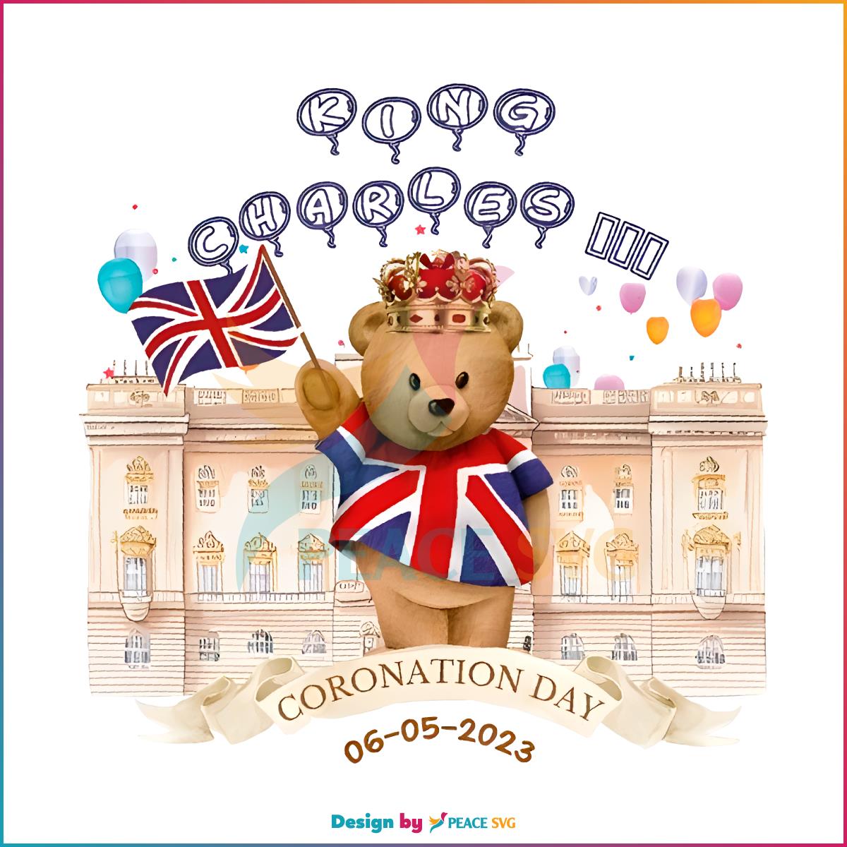 Union Jack Royal Palace Bear Coronation Celebration PNG Trending PNG